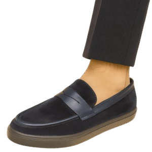 Mocassin en cuir véritable homme