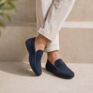 Mocassins homme en daim