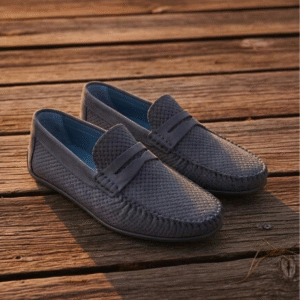 Mocassins homme en daim