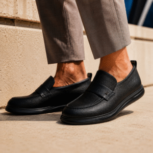 Mocassins médicaux premium en cuir