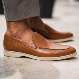 Loafers élégants homme en cuir